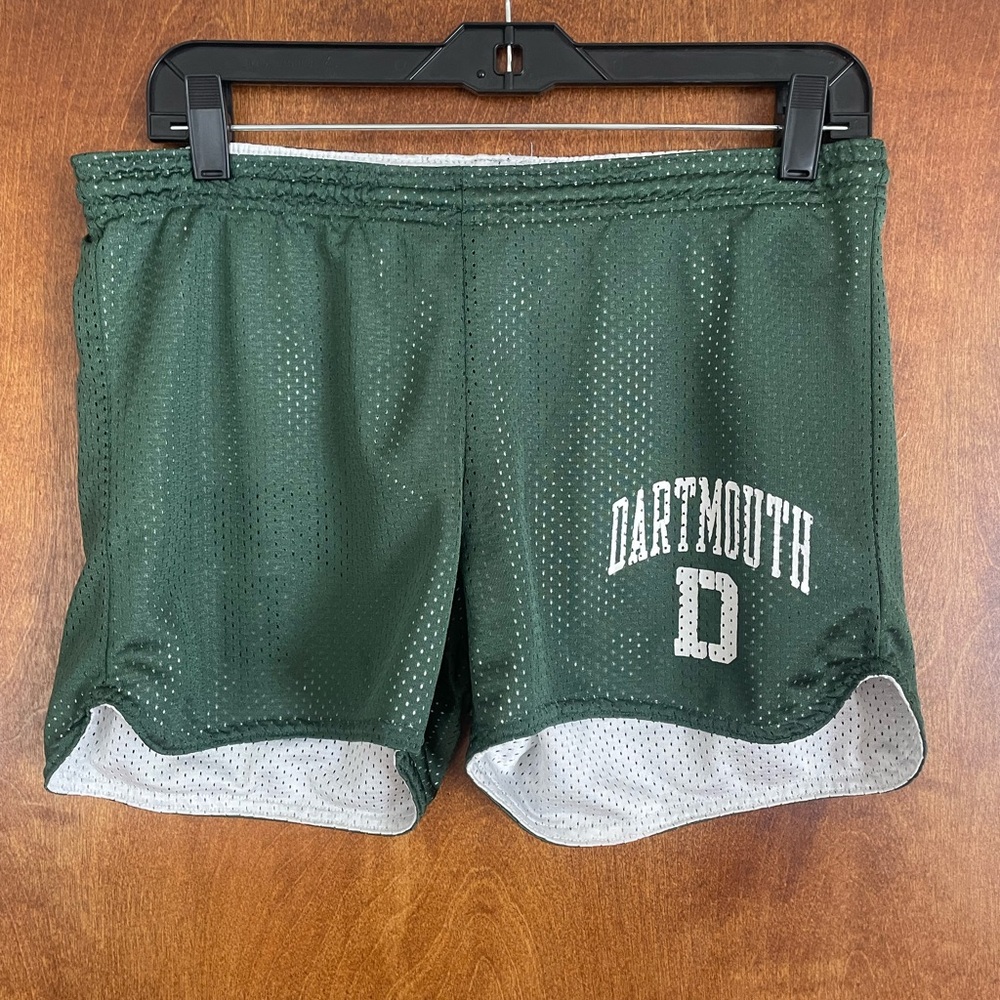 League Green Athletic Shorts with Elastic Waistband